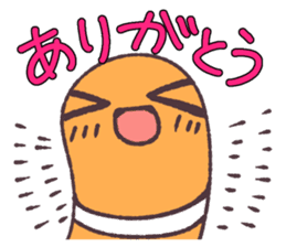 Cute and pretty spotted garden eel sticker #9218114