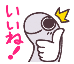 Cute and pretty spotted garden eel sticker #9218119