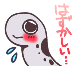 Cute and pretty spotted garden eel sticker #9218148