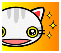 Cat who speak sticker #9218709