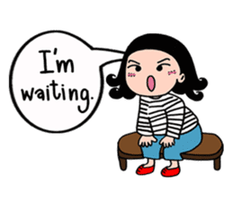 Pubabe easy chat sticker #9218860