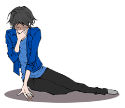 The boy who reacts sticker #9219162