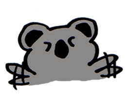 Insolent koala sticker #9219894