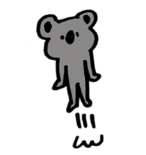 Insolent koala sticker #9219909