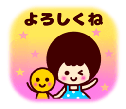 Girl and maruchan3 sticker #9220102