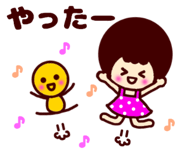 Girl and maruchan3 sticker #9220104