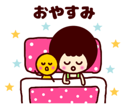 Girl and maruchan3 sticker #9220110