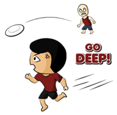 Ultimate Frisbee Sticker Collection sticker #9220340