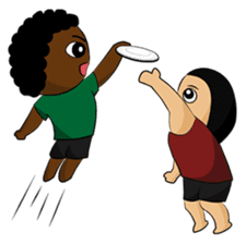 Ultimate Frisbee Sticker Collection sticker #9220341