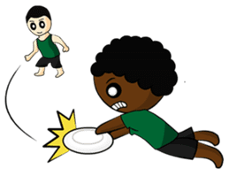 Ultimate Frisbee Sticker Collection sticker #9220351