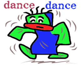 GREEN FACE MAN sticker #9220400