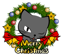 3 cats(X'mas & the New Year) sticker #9220632