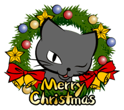 3 cats(X'mas & the New Year) sticker #9220632