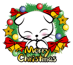 3 cats(X'mas & the New Year) sticker #9220636
