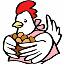 Chicken's kitchen sticker #9220673
