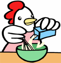 Chicken's kitchen sticker #9220681