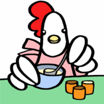 Chicken's kitchen sticker #9220682