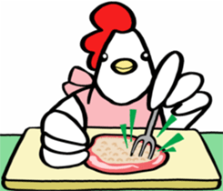 Chicken's kitchen sticker #9220687