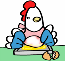 Chicken's kitchen sticker #9220689