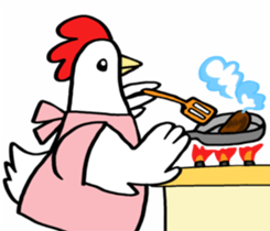 Chicken's kitchen sticker #9220692