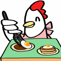 Chicken's kitchen sticker #9220694