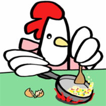 Chicken's kitchen sticker #9220699