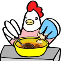 Chicken's kitchen sticker #9220703