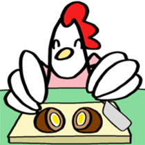 Chicken's kitchen sticker #9220705