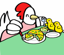 Chicken's kitchen sticker #9220709