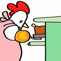 Chicken's kitchen sticker #9220710
