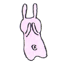 protruding navel rabbit sticker #9220740