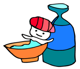 Japanese food sushi kawaii!!2 sticker #9220771