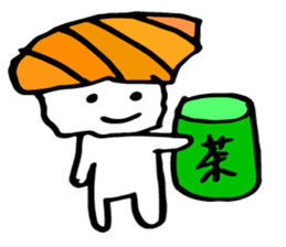 Japanese food sushi kawaii!!2 sticker #9220774