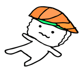 Japanese food sushi kawaii!!2 sticker #9220778