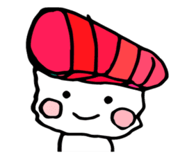 Japanese food sushi kawaii!!2 sticker #9220784