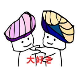 Japanese food sushi kawaii!!2 sticker #9220785