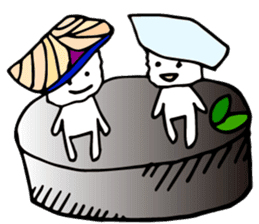 Japanese food sushi kawaii!!2 sticker #9220788
