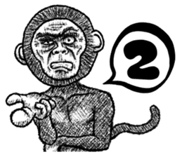 The Crazy Monkey sticker #9221761