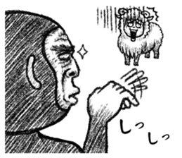 The Crazy Monkey sticker #9221766