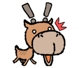 I`ll go with three animals sticker #9221926