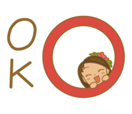 Hawaii holiday sticker #9222044