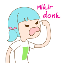 Cewek unik sticker #9222152