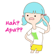 Cewek unik sticker #9222153