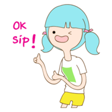 Cewek unik sticker #9222159