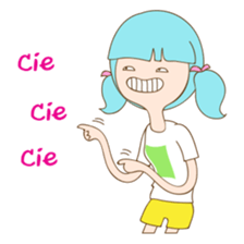 Cewek unik sticker #9222162