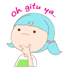 Cewek unik sticker #9222165