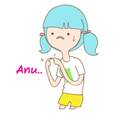 Cewek unik sticker #9222169