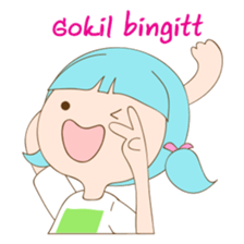 Cewek unik sticker #9222170