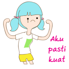 Cewek unik sticker #9222171