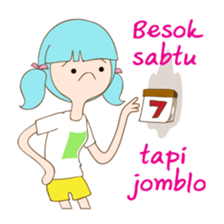 Cewek unik sticker #9222173